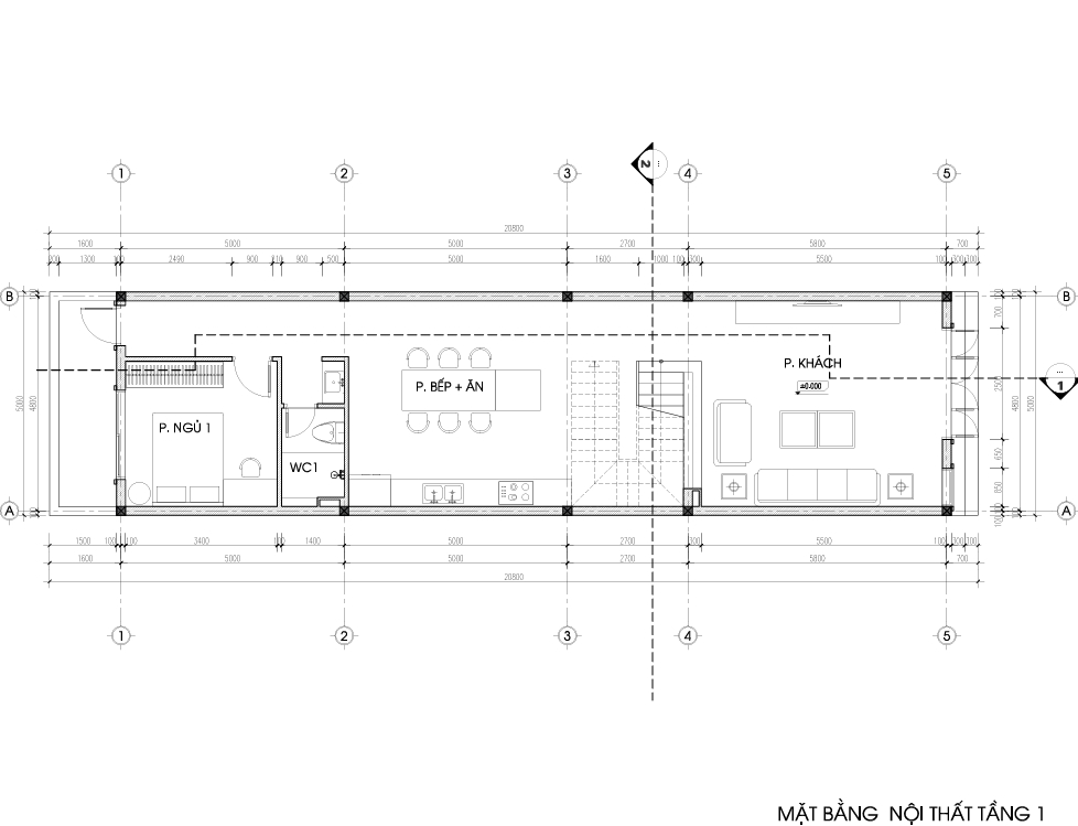 Nhà phố 3 tầng mái bằng hiện đại – Anh Minh, Bắc Giang – NAVI-NP08 gallery