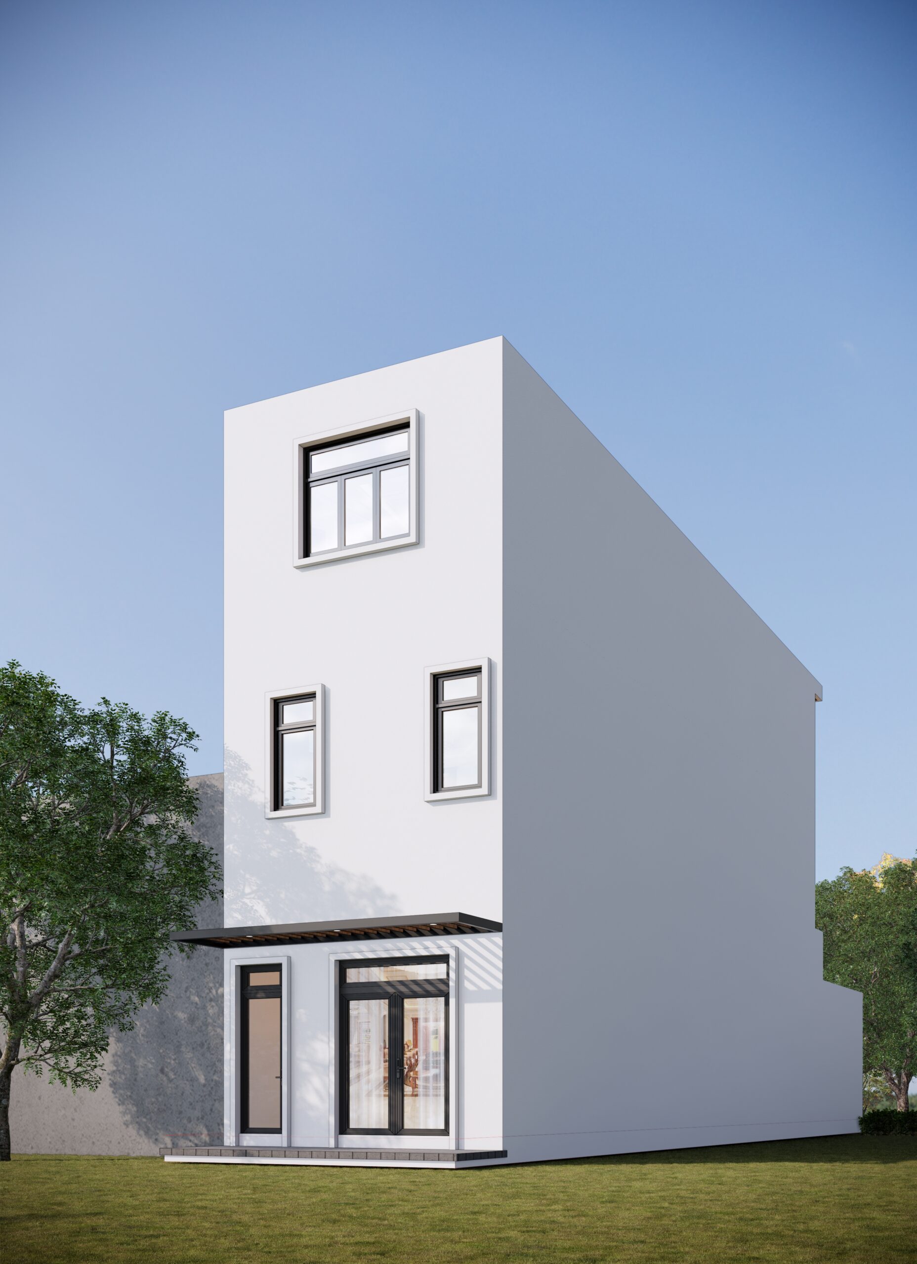 Nhà phố 3 tầng mái bằng hiện đại – Anh Minh, Bắc Giang – NAVI-NP08 gallery