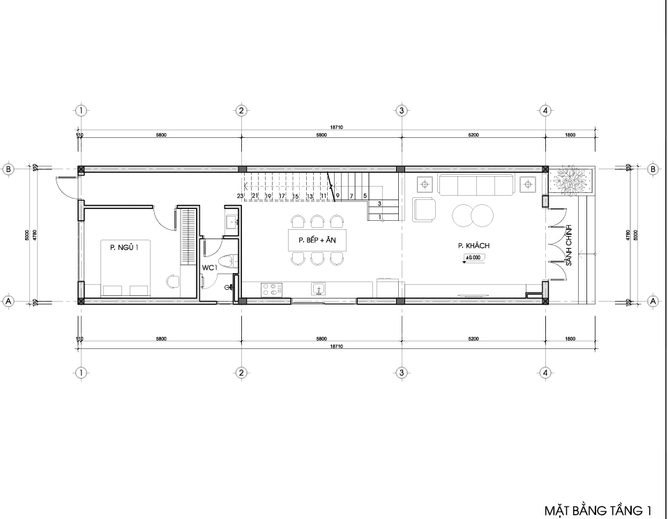 Nhà phố 2 tầng 1 tum mái bằng hiện đại – Anh Quân, Hải Phòng – NAVI-NP09 gallery