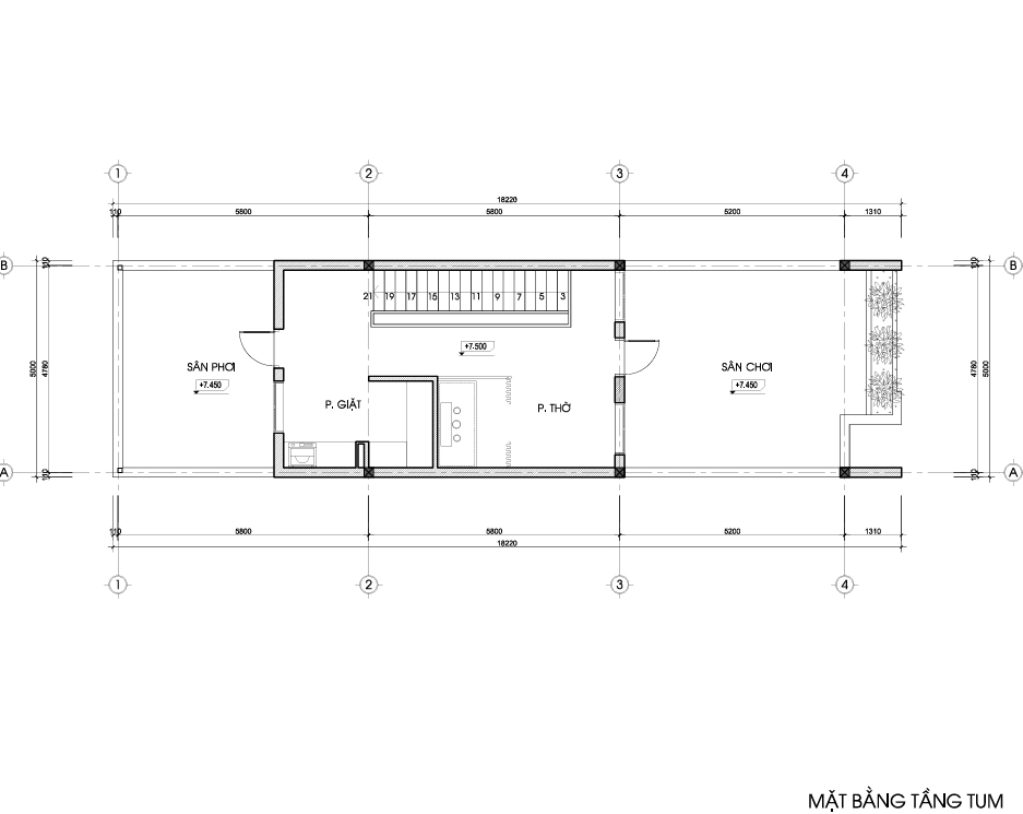 Nhà phố 2 tầng 1 tum mái bằng hiện đại – Anh Quân, Hải Phòng – NAVI-NP09 gallery