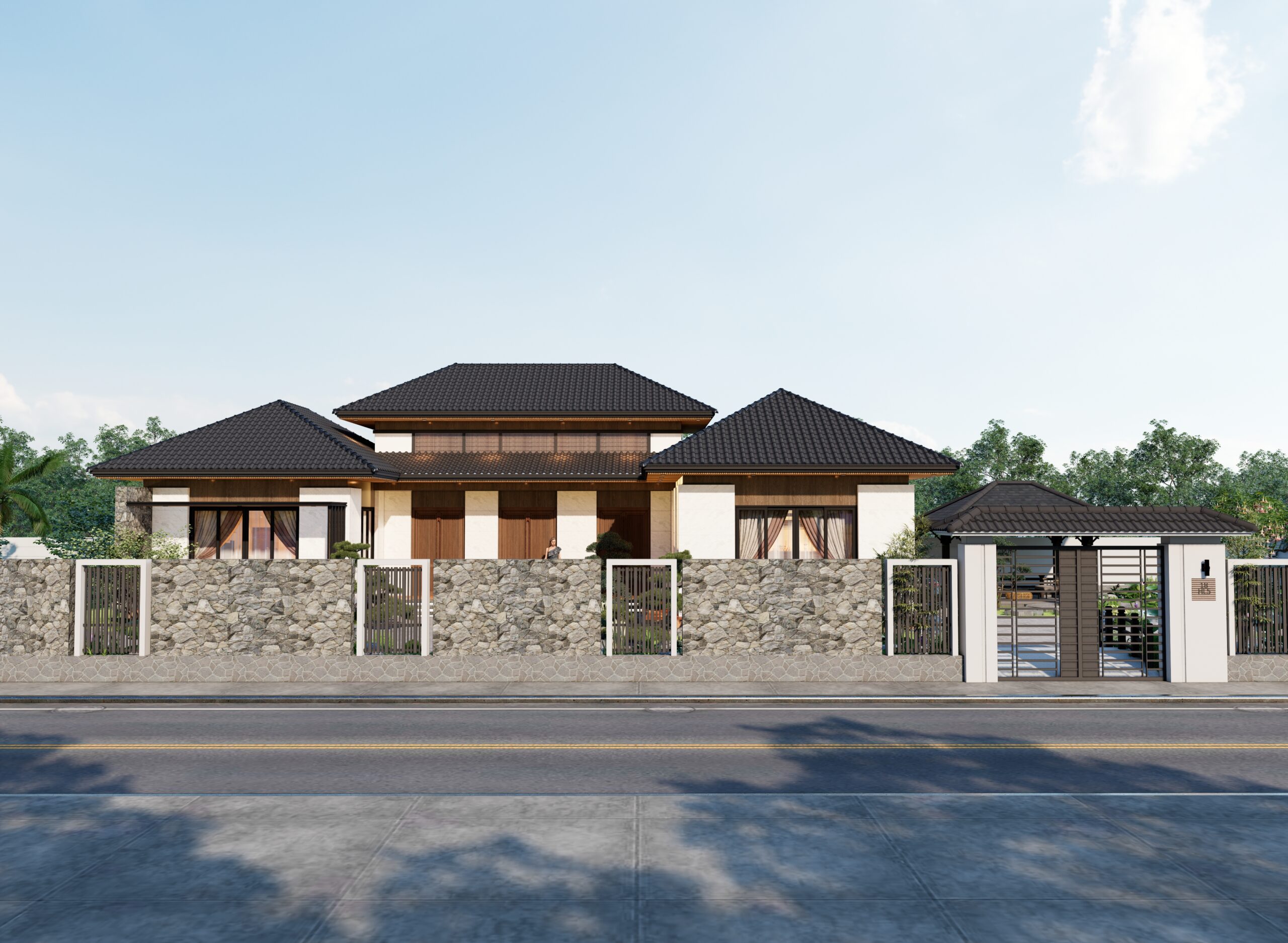 Nhà 1 tầng tam hợp viện BT69 gallery