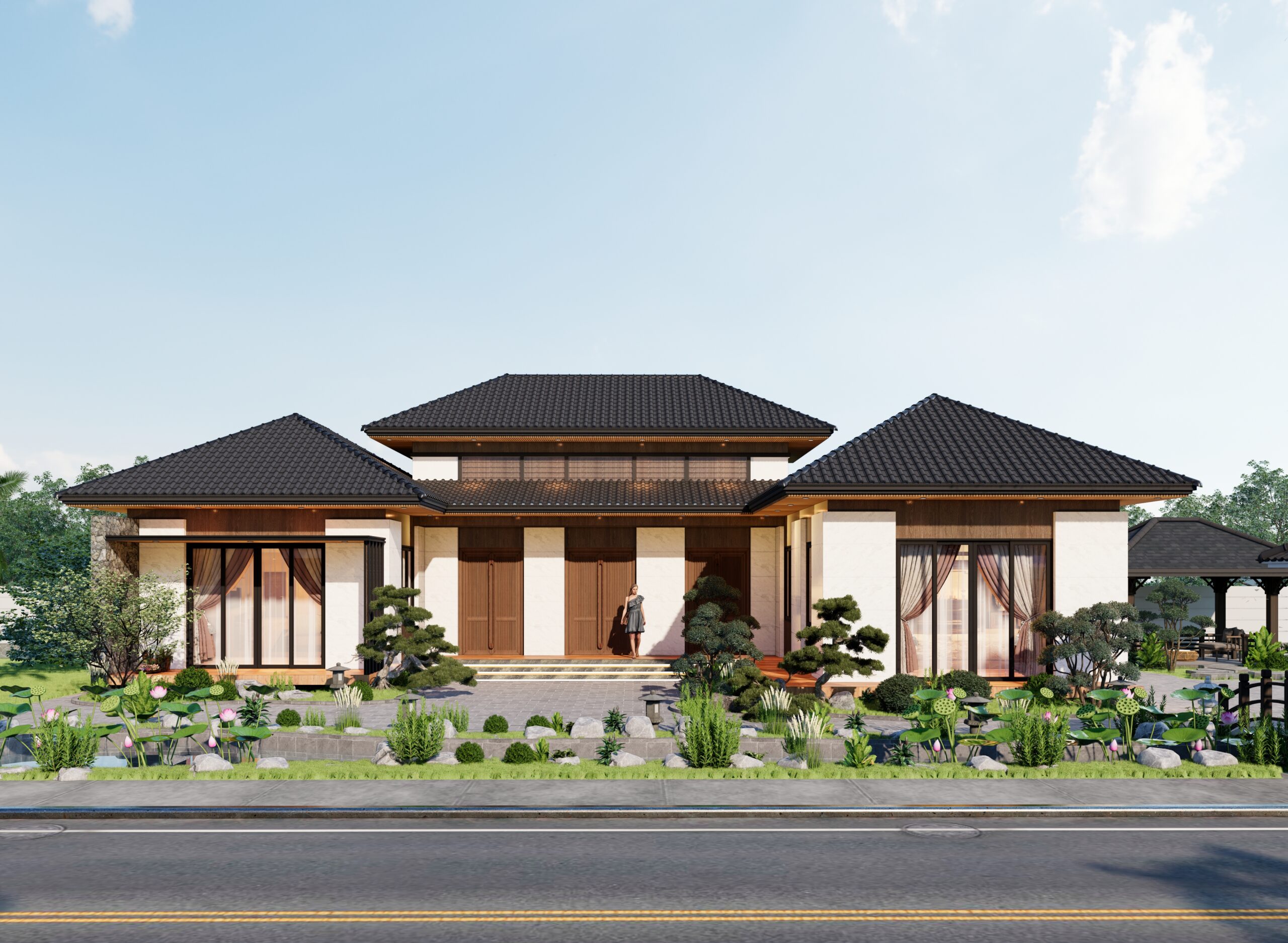 Nhà 1 tầng tam hợp viện BT69 gallery