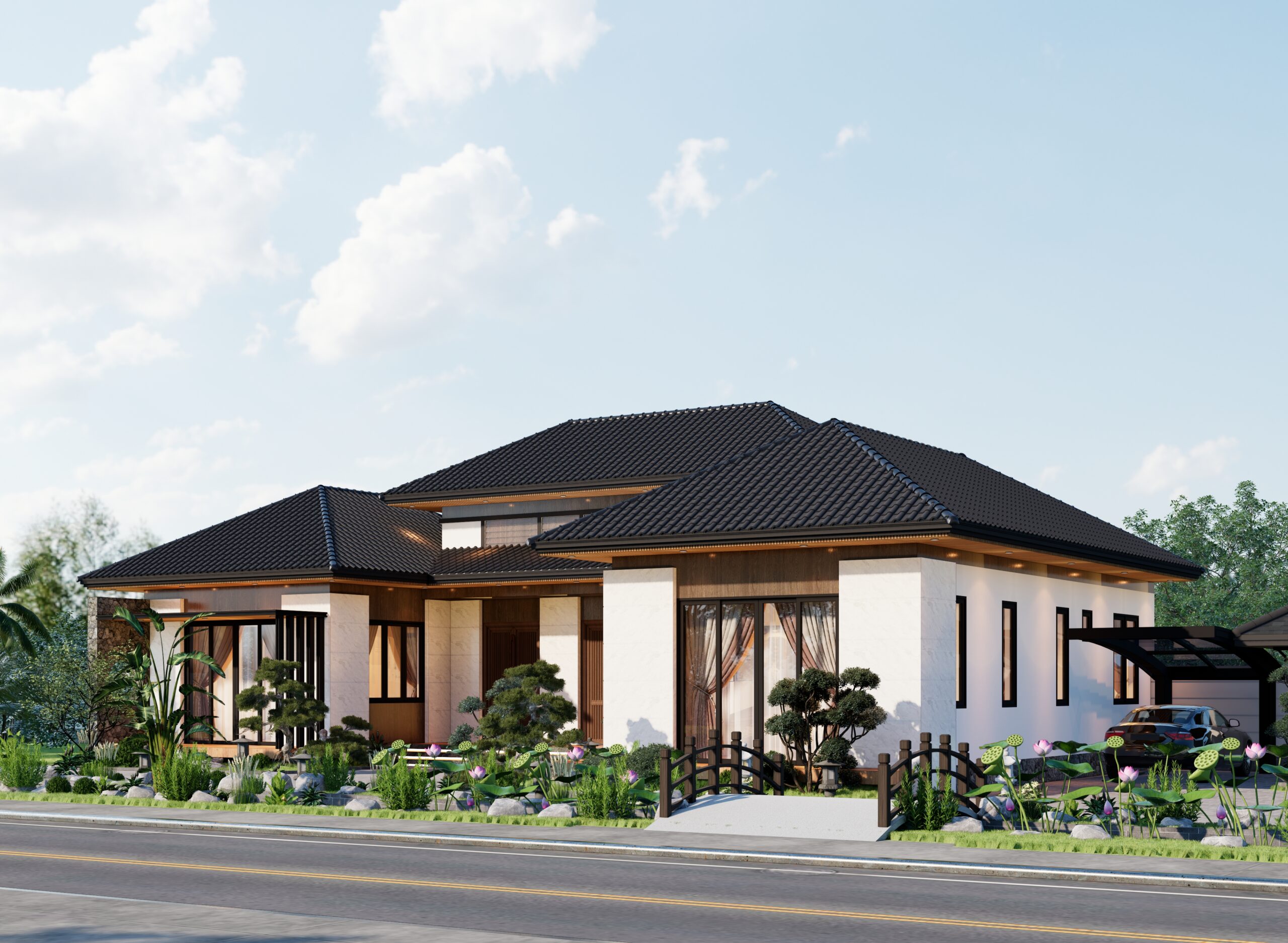 Nhà 1 tầng tam hợp viện BT69 gallery