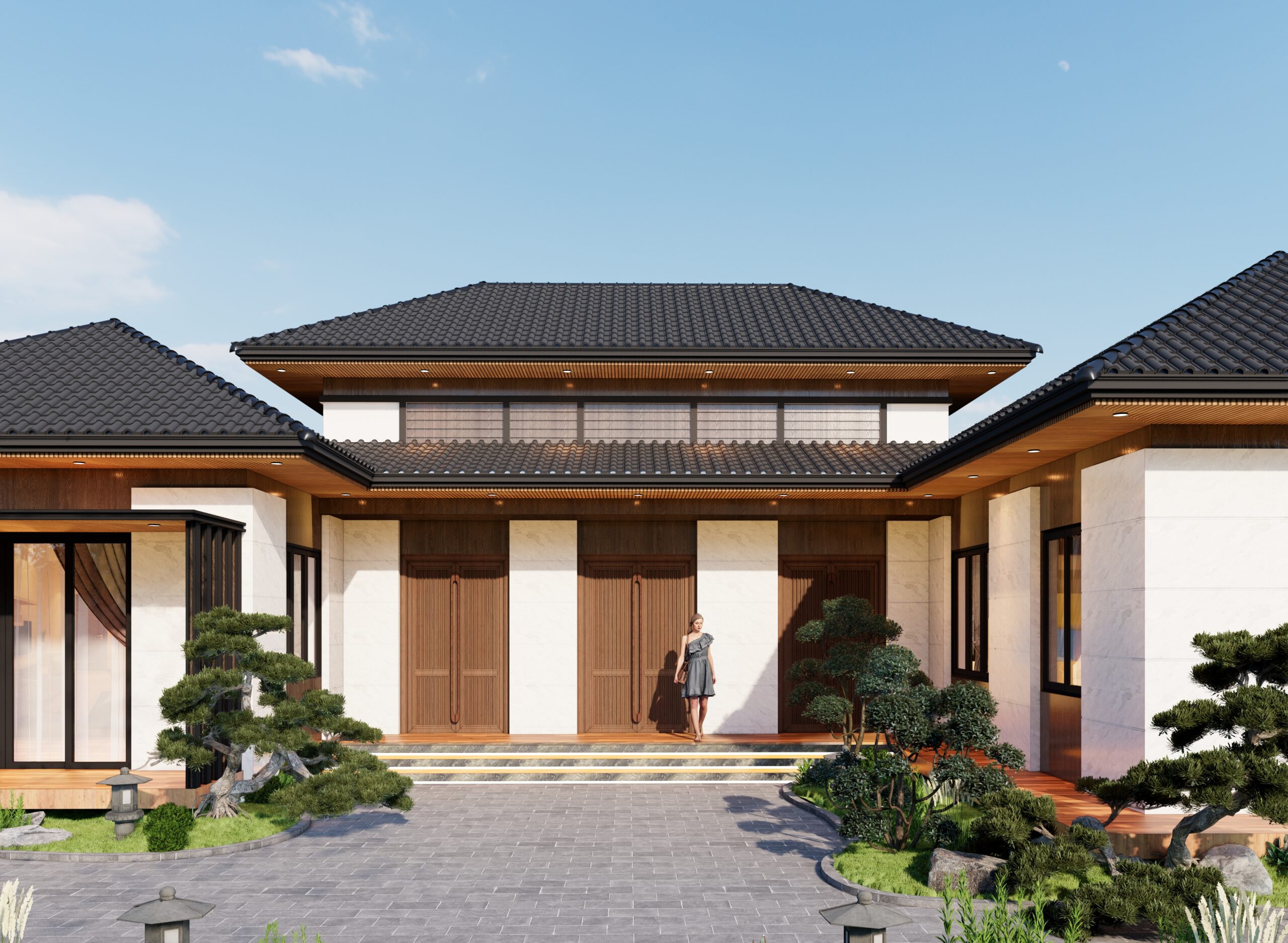Nhà 1 tầng tam hợp viện BT69 gallery