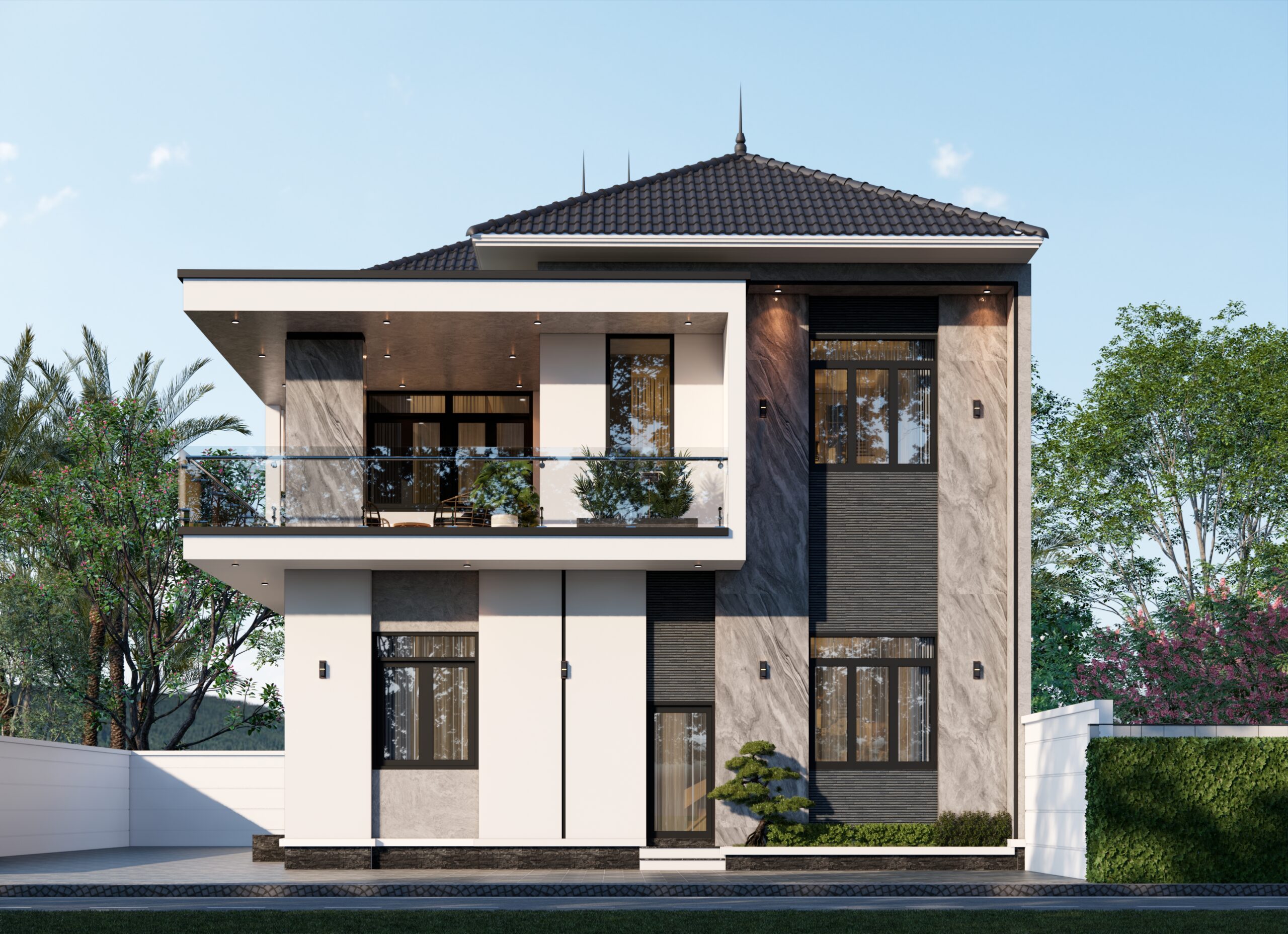 Nhà 2 tầng mái Nhật BT92 gallery