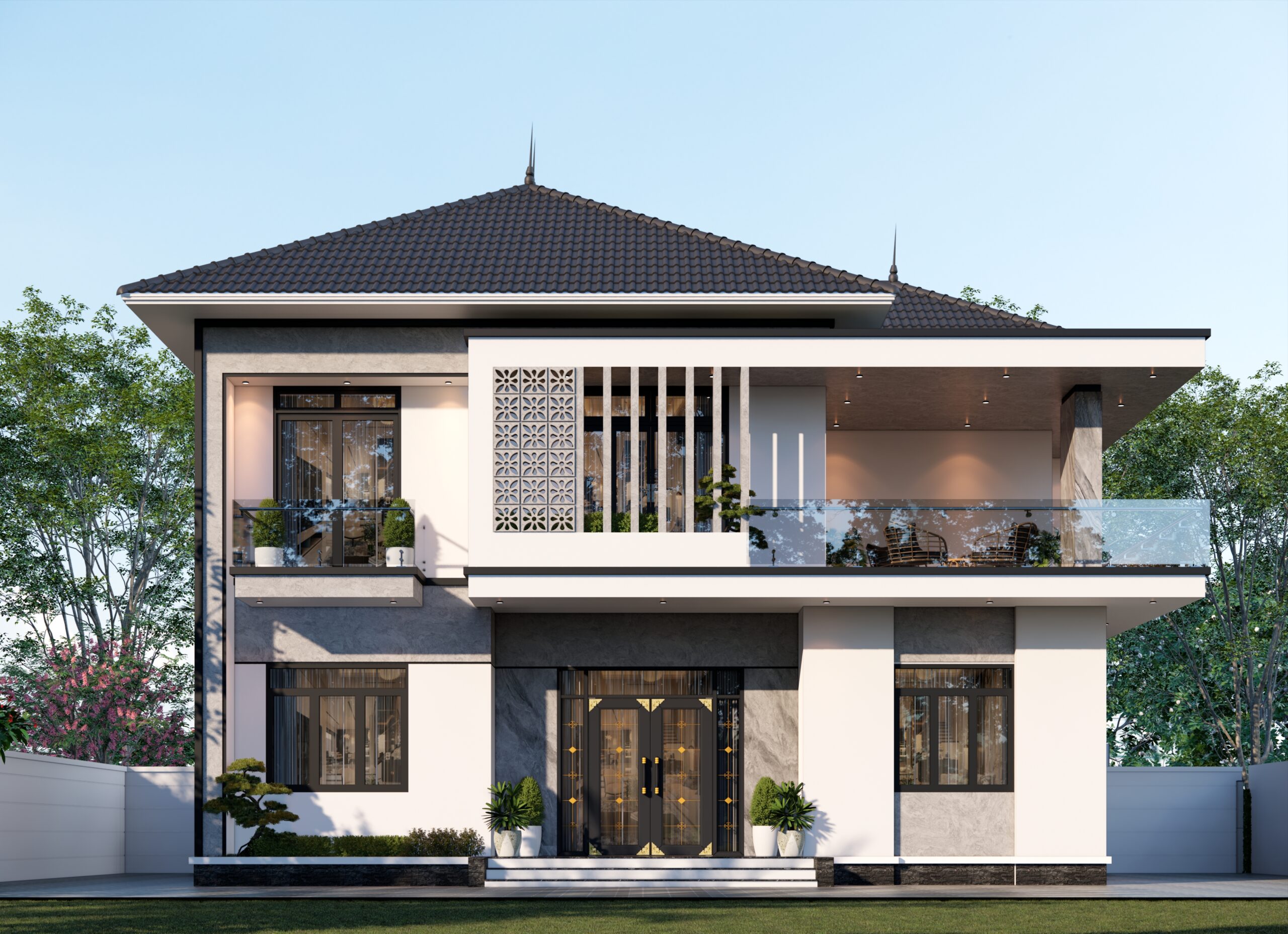 Nhà 2 tầng mái Nhật BT92 gallery