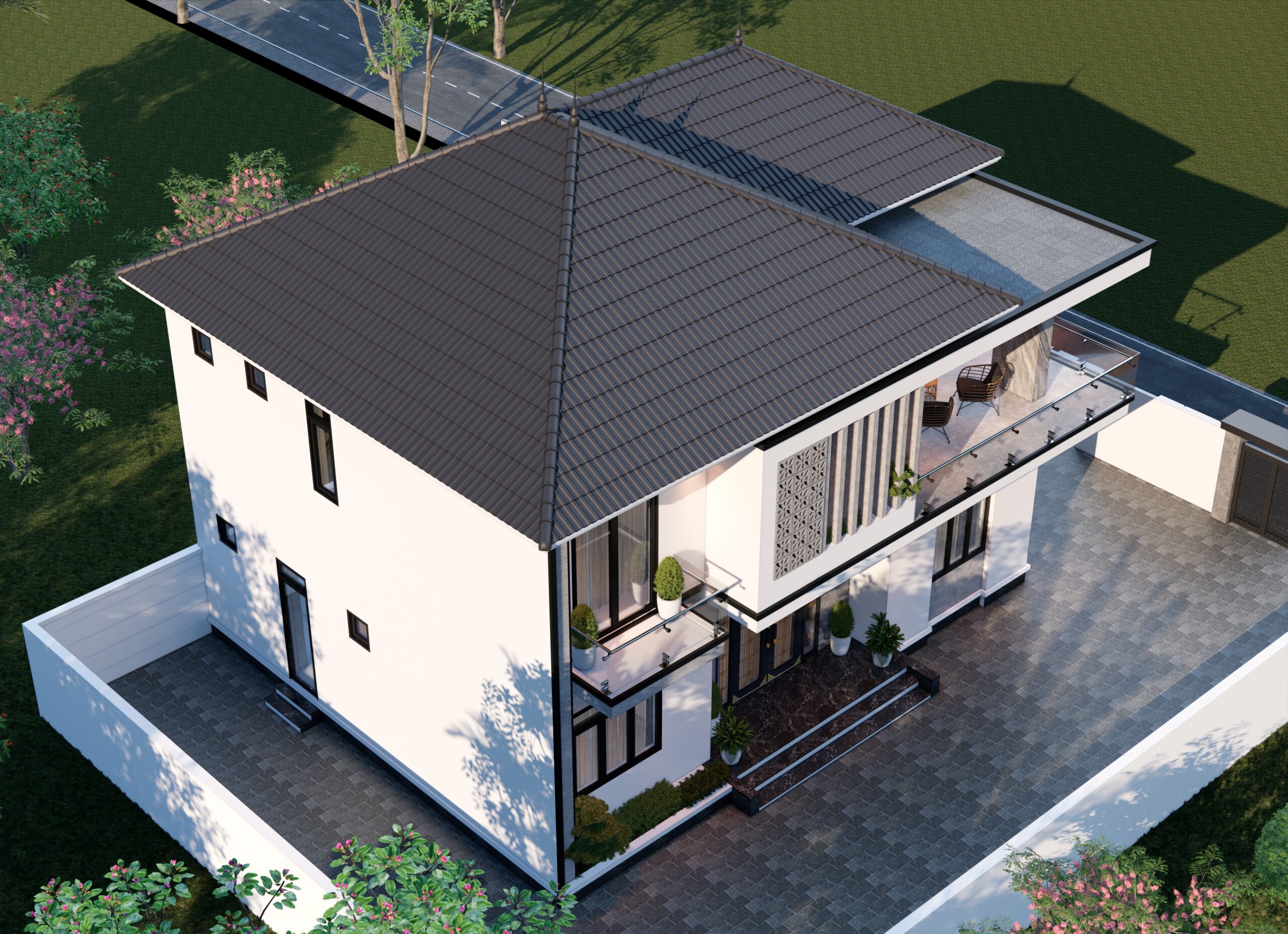 Nhà 2 tầng mái Nhật BT92 gallery